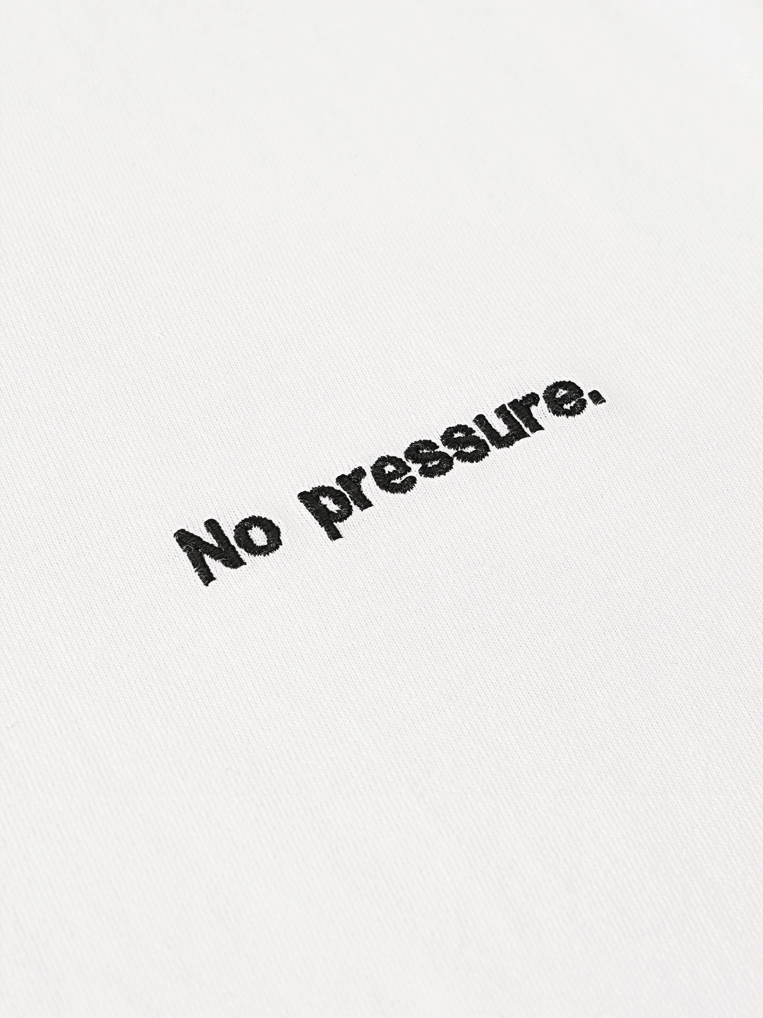 No pressure.